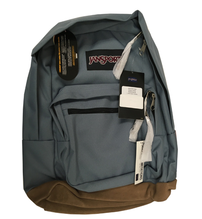 jansport right pack pewter blue