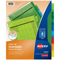 Image of DIVIDERS, PLASTIC, 5 TAB -  1