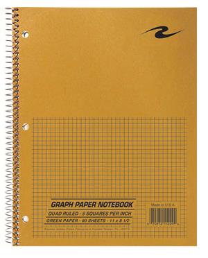 Image of Ntbk, Quad, 5X5 Kraft