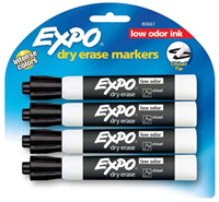 EXPO MARKERS, CHISEL TIP
