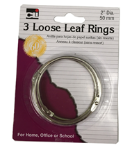 Image of Rings Loosleaf 2" 3Pk