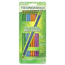 Ticonderoga Pencils 10Pk (Multi) (SKU 1032958087) Ticonderoga Pencils 10Pk (Multi) - main view