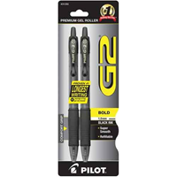 Image of Pen, G2, 2Pk, Blk Ink