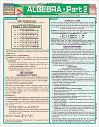 Algebra 2 Chart