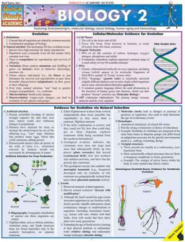Biology 2 Chart