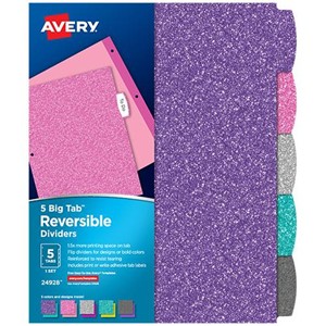 Dividers Glitter 5 Tab - main view