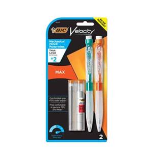 Image of Bic Pencil Velocity 9Mm 2Pk