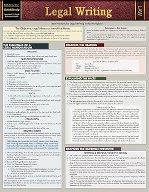 Image of Legal Writing Chart