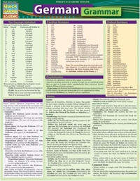 German Grammar Chart