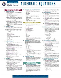 Quick Access Algebraic Eq