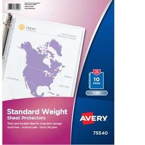 Sheet Protectors, 10 Pack - main view