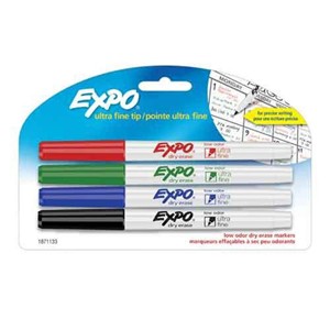 Expo, Ultra Fine, 4 Pk Colors - main view