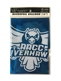 18" Round Mylar Riverhawk Balloon