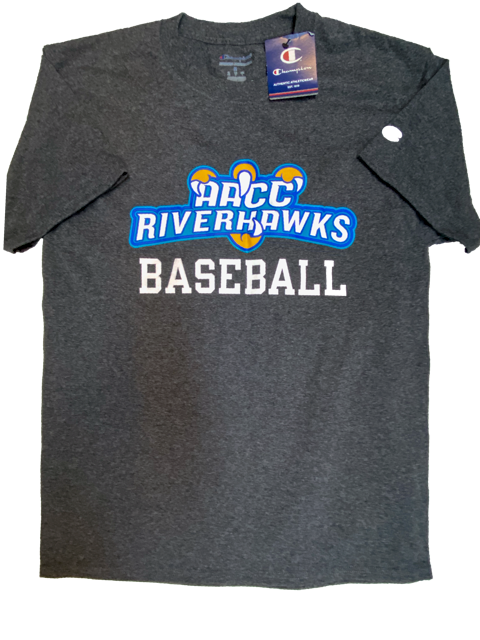Hawks Baseball Shortsleeve Grey Sm