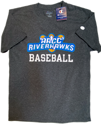 Hawks Baseball Shortsleeve Grey Sm