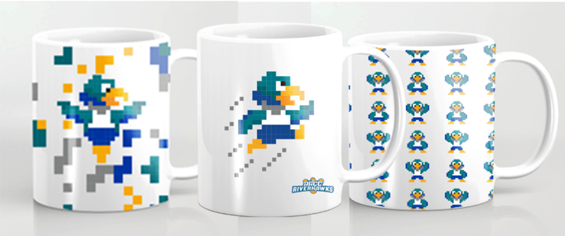 8Bit Swoop Wraparound Mug - main view