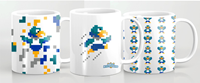 8BIT SWOOP WRAPAROUND MUG -  1