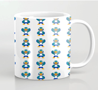 8Bit Swoop Pattern Mug