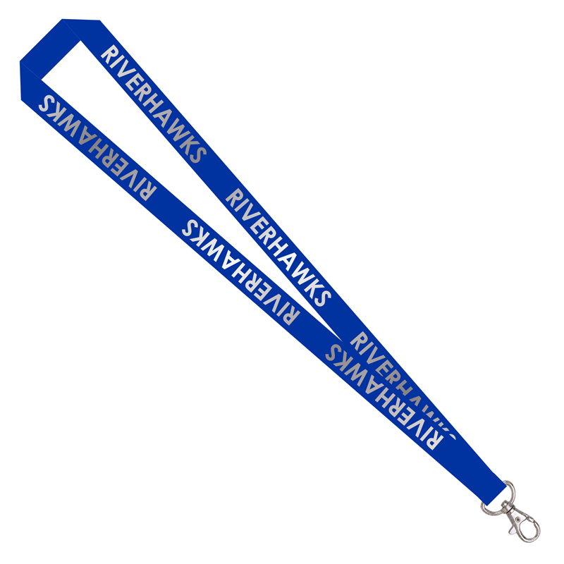 Riverhawks Laser Foil Lanyard (SKU 1087598810) Riverhawks Laser Foil Lanyard - main view