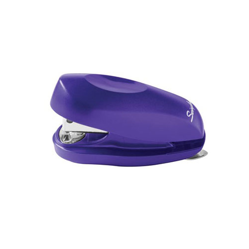 The Teachers' Lounge®  Flat Clinch Stapler, 40 Sheets, Metallic Purple