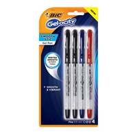 Bic Gelocity Gel Pens 4Pk