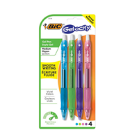 Bic Gelocity Asst Color Gel Pens