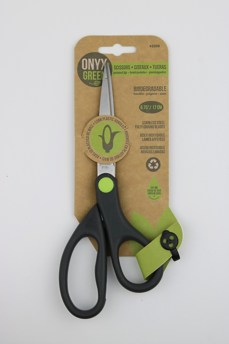 Onyx & Green Corn Plastic Scissors