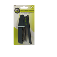 Onyx & Green Recycled Plastic Stapler