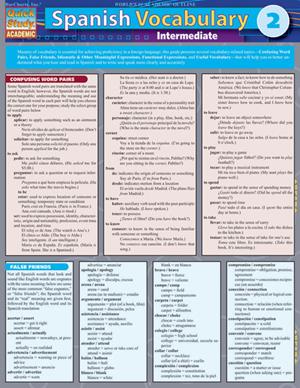 Image of Spanish Vocab 2: Intermediate
