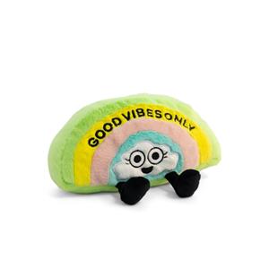Image of Punchkins Just Kiddin "Good Vibes Only" Rainbow Plush