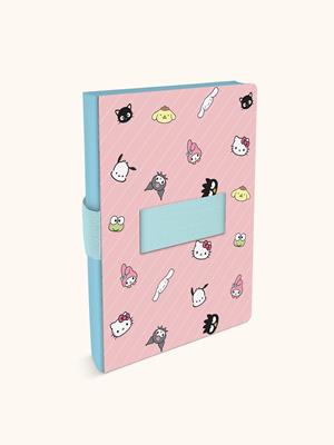 Studio Oh! Hello Kitty Pink Pinstripe Ntbk W/ Phone Loop