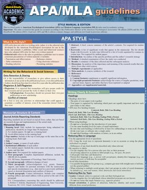 Image of Apa/Mla Guidelines