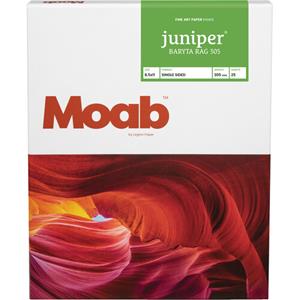 Image of Moab Juniper Baryta Rag 305 Printer Paper, 11X14, 25Shts