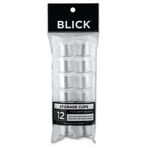 Image of Plastic Storage Cups, Pk Of 12