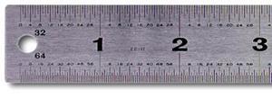 Image of Stainless Steel Non-Slip 24In Ruler