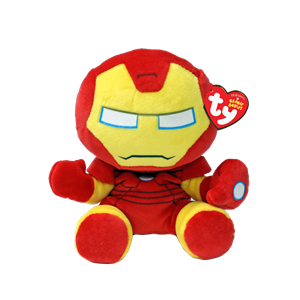 Image of Ty Beanie Baby-  Iron Man The Superhero