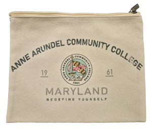 College Seal Flat Pouch - main view