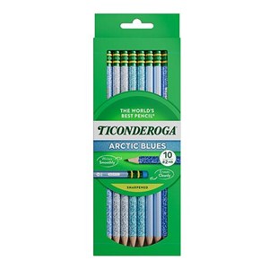 Ticonderoga Arctic Blue Pencils, 10Pk - main view