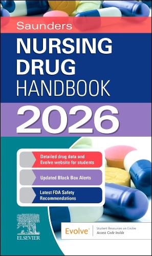 Saunders Nursing Drug Handbook 2026 - cover photo