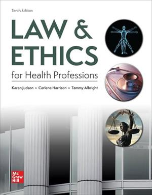 Image of PRINT UPGRADE: Law & Ethics for the Health Professions