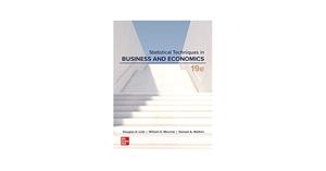 Image of PRINT UPGRADE: onnect Online Access for Statistical Techniques in Business and E