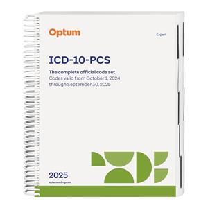 Image of ICD-10-PCS Expert 2025: The complete official code set
