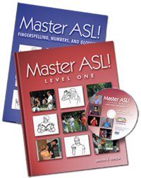 Image of Master Asl! Level One (Set-Txt W/Cd & Fingerspelling, Etc)