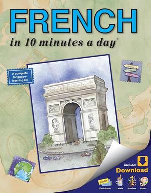Image of FRENCH IN 10 MINUTES A DAY (w/DIGITAL DOWNLOAD)