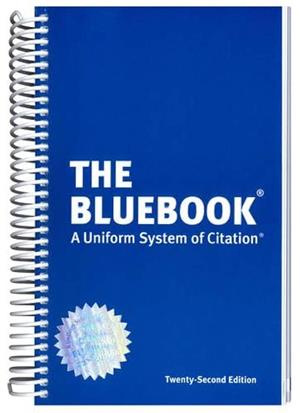 Image of The Bluebook: A Uniform System Of Citation