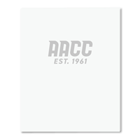 Image of AACC CUSTOM LAMINATED FOLDER -  white