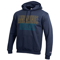 Image of AACC RIVERHAWKS HOODIE-POWERBLEND -  navy