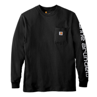 Image of CARHARTT AACC TEE L/S -  black