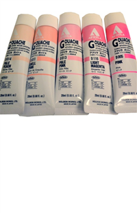Image of GOUACHE PAINTS PINKS -  1