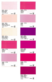 Image of GOUACHE PAINTS PINKS -  3